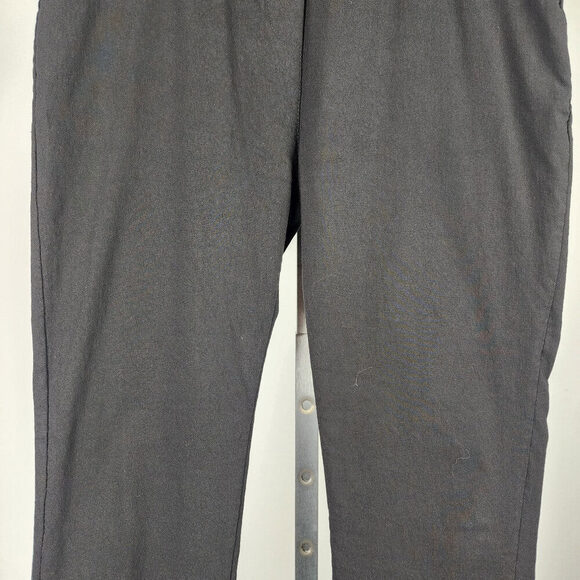 Bella Amore Made In Italy Black Straight Leg Cropped Pants Size S/M - Picture 4 of 10